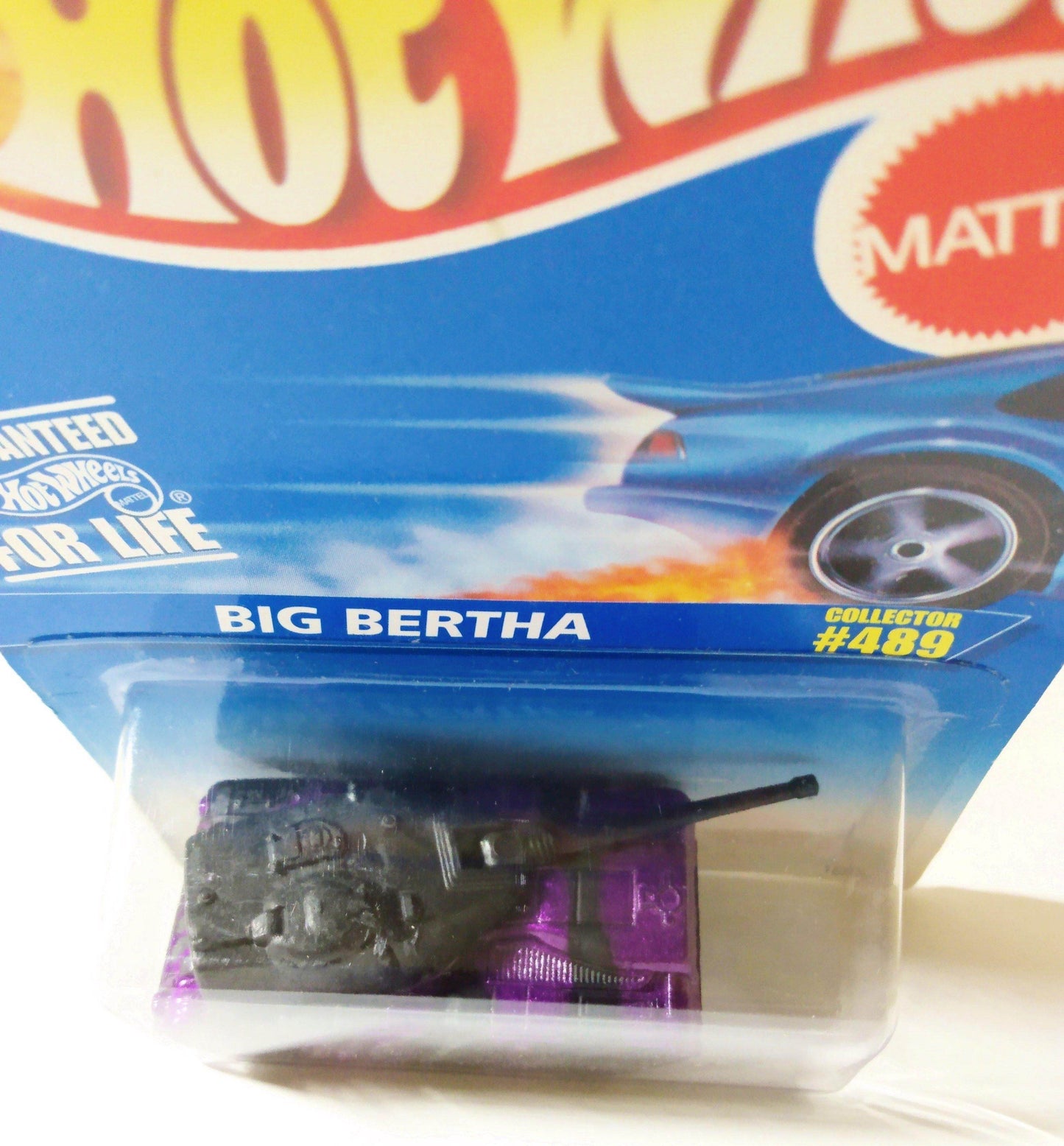 Hot Wheels Collector #489 Big Bertha Army Tank 1997 - TulipStuff