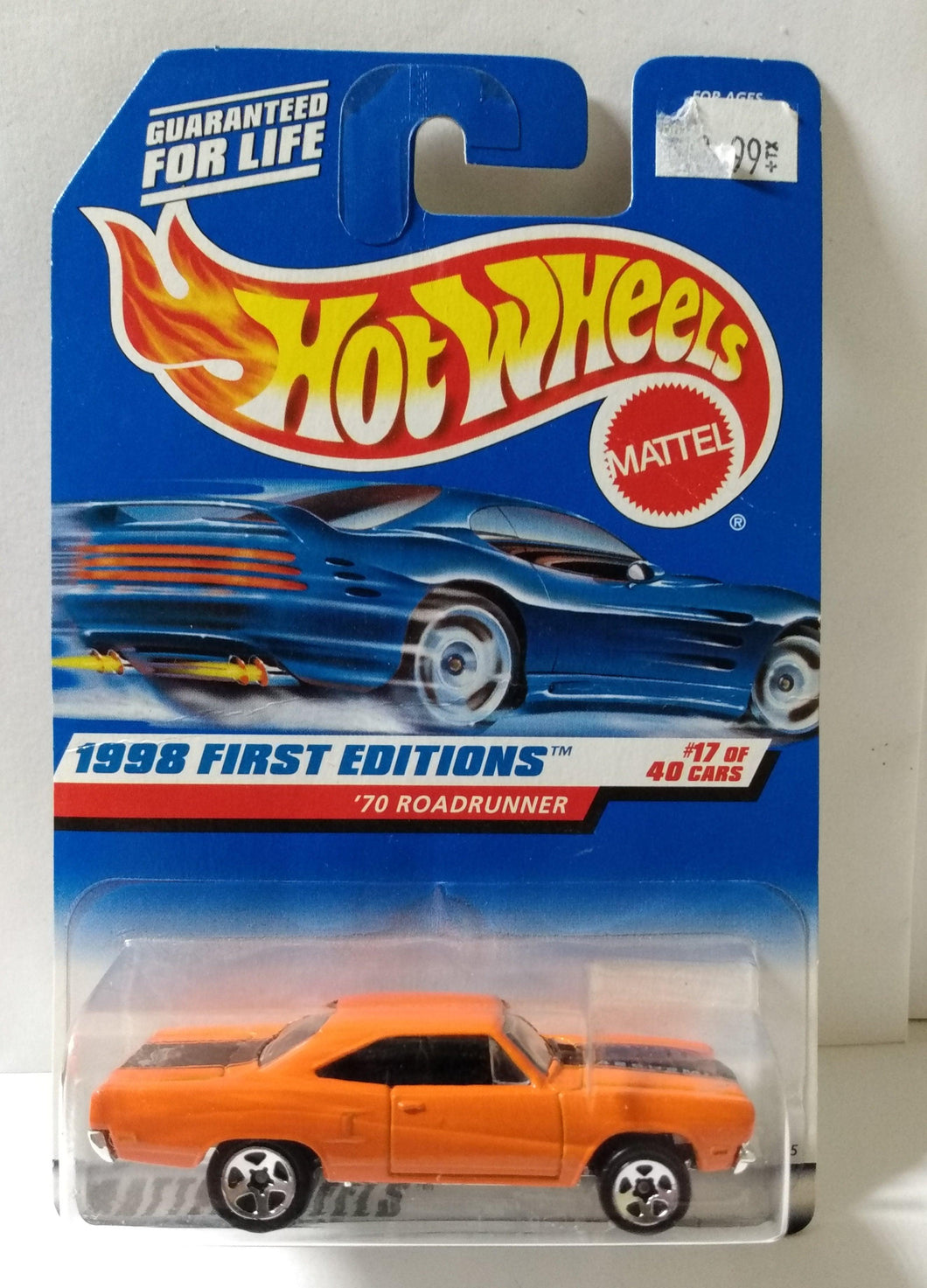 Hot Wheels 1998 First Editions '70 Roadrunner Plymouth Collector #661 - TulipStuff