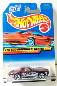 Hot Wheels Tattoo Machines Series Stutz Blackhawk Collector 687 - TulipStuff