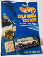 Load image into Gallery viewer, Hot Wheels California Custom Corvette Funny Car 1989 - TulipStuff
