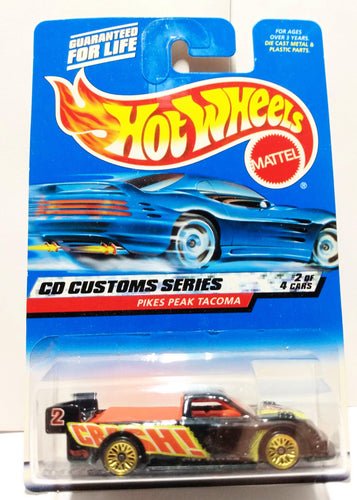 Hot Wheels CD Customs Pikes Peak Tacoma Racing Truck 2000 #030 - TulipStuff