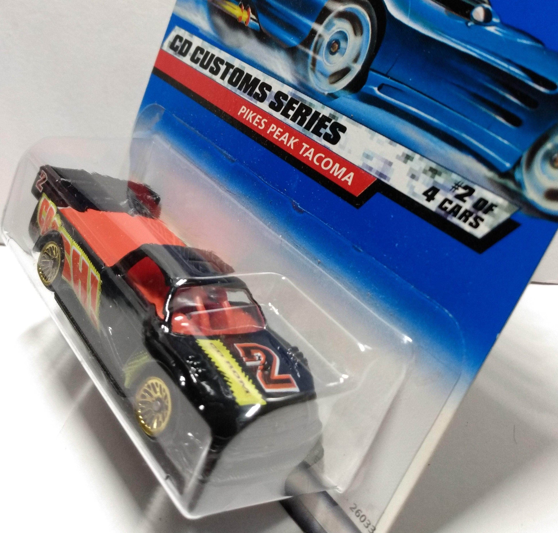Hot Wheels CD Customs Pikes Peak Tacoma Racing Truck 2000 #030 - TulipStuff