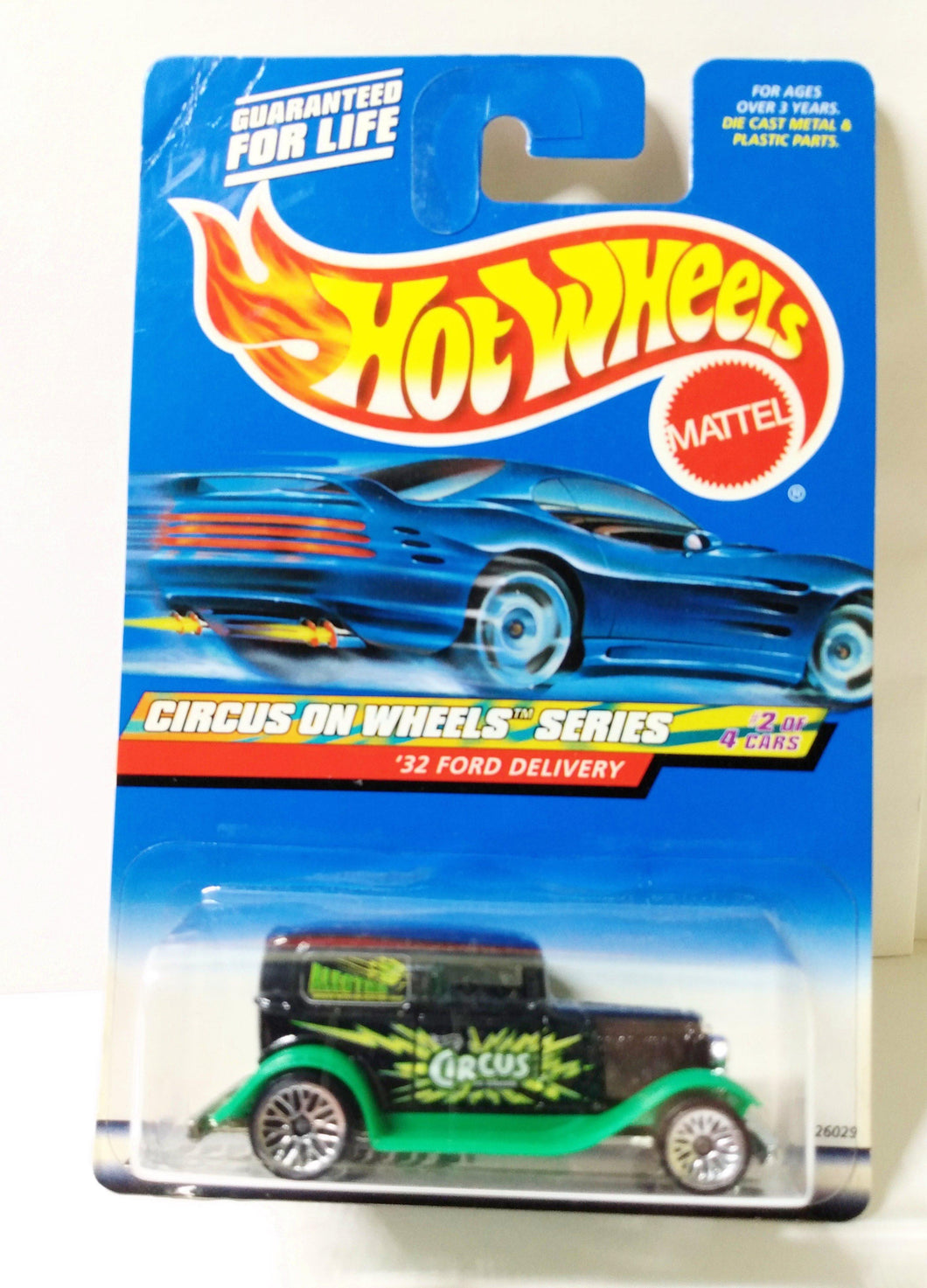 Hot Wheels Circus On Wheels '32 Ford Delivery Van 2000 Collector #026 - TulipStuff