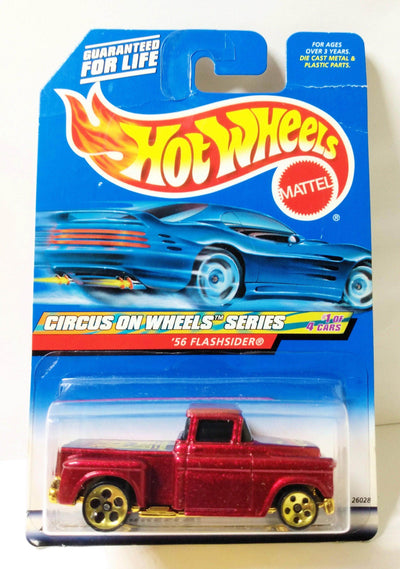 Hot Wheels Circus On Wheels '56 Flashsider Chevy Stepside Pickup Truck - TulipStuff