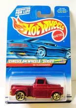 Load image into Gallery viewer, Hot Wheels Circus On Wheels &#39;56 Flashsider Chevy Stepside Pickup Truck - TulipStuff

