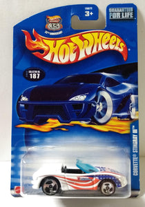 Hot Wheels 2002 Collector #187 Chevrolet Corvette Stingray III - TulipStuff
