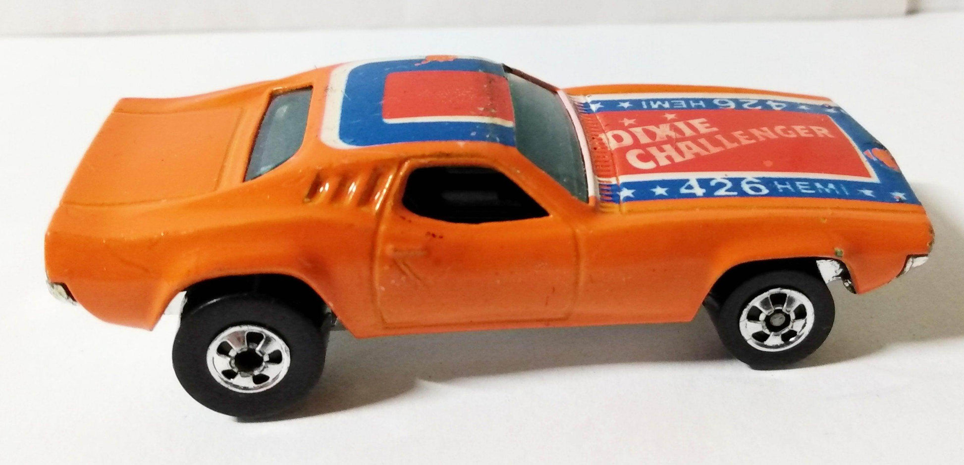 Hot Wheels 3364 Dixie Challenger Dodge 426 Hemi Malaysia 1982 - TulipStuff