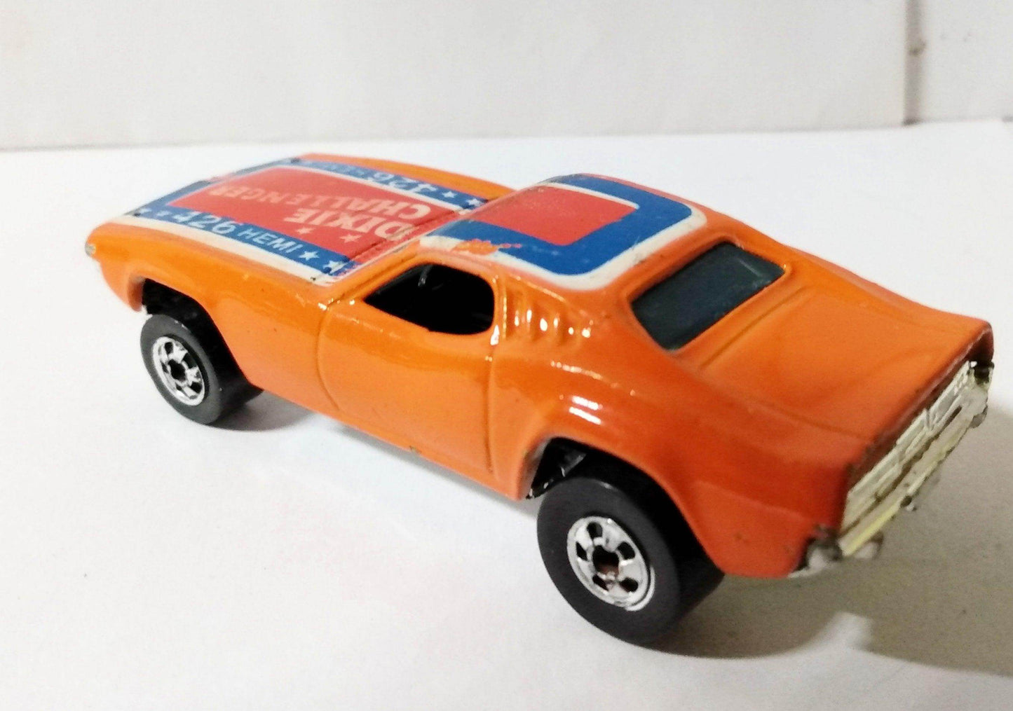 Hot Wheels 3364 Dixie Challenger Dodge 426 Hemi Malaysia 1982 - TulipStuff