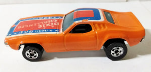 Hot Wheels 3364 Dixie Challenger Dodge 426 Hemi Malaysia 1982 - TulipStuff