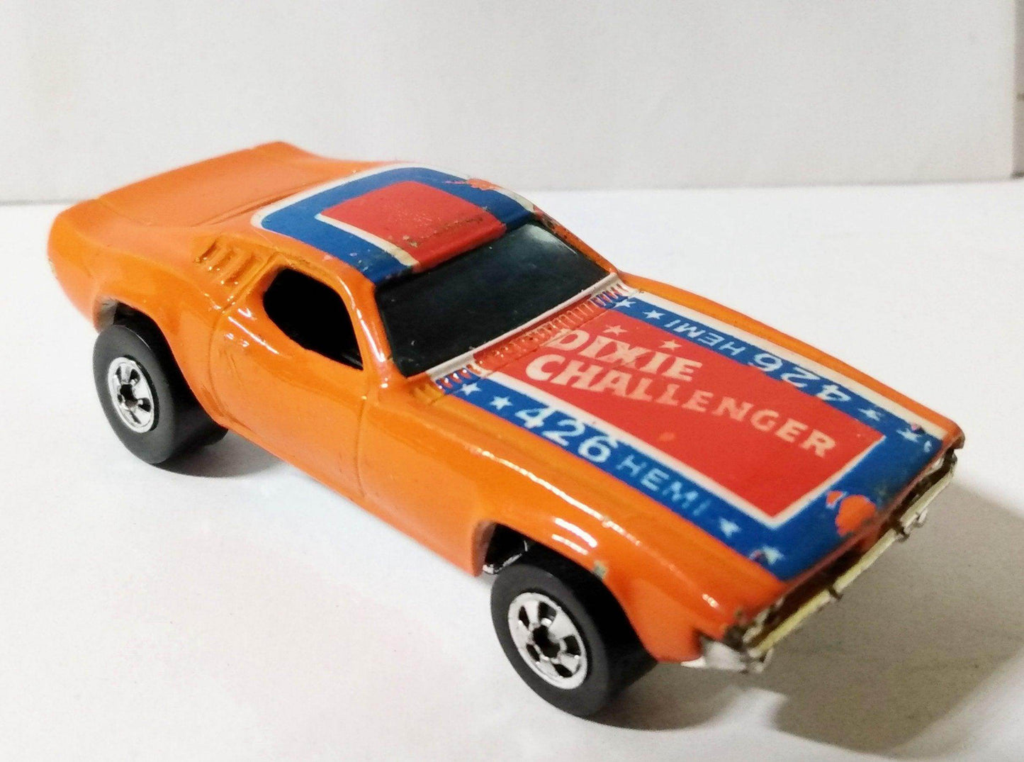 Hot Wheels 3364 Dixie Challenger Dodge 426 Hemi Malaysia 1982 - TulipStuff