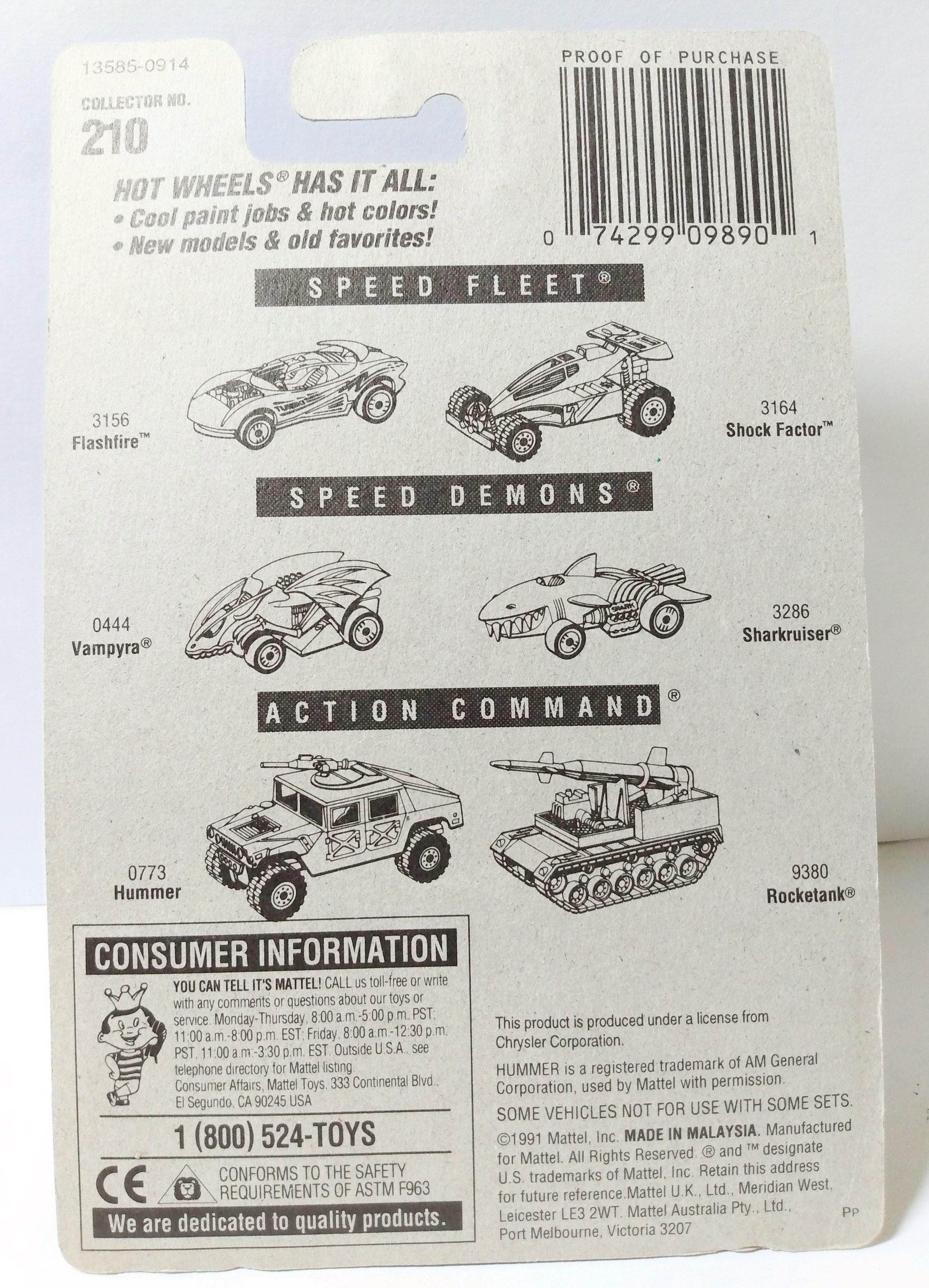 Hot Wheels Collector #210 Dodge Viper RT/10 Gold Medal Speed gbbs 1996 - TulipStuff