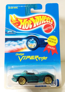 Hot Wheels Collector #210 Dodge Viper RT/10 Gold Medal Speed gbbs 1996 - TulipStuff