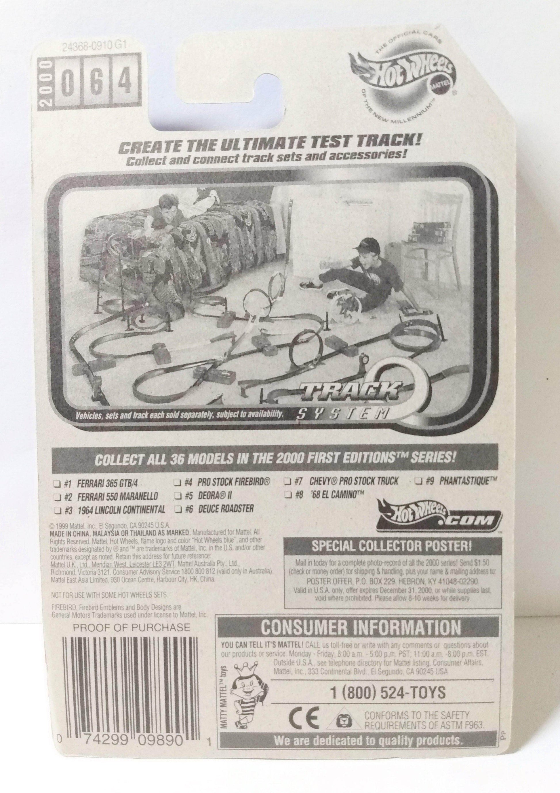 Hot Wheels 2000 First Editions Pro Stock Firebird Pontiac Racing Car - TulipStuff