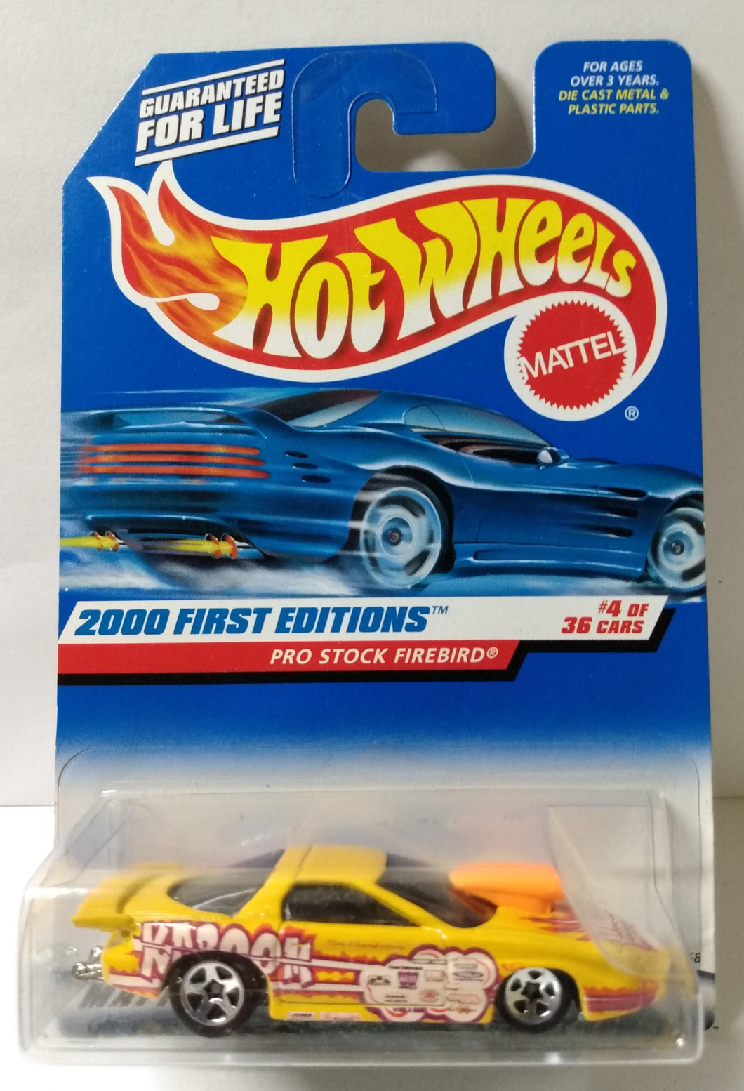 Hot Wheels 2000 First Editions Pro Stock Firebird Pontiac Racing Car - TulipStuff