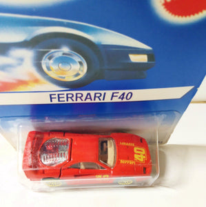 Hot Wheels 13582 Ferrari F40 Canada International Card 1994 - TulipStuff