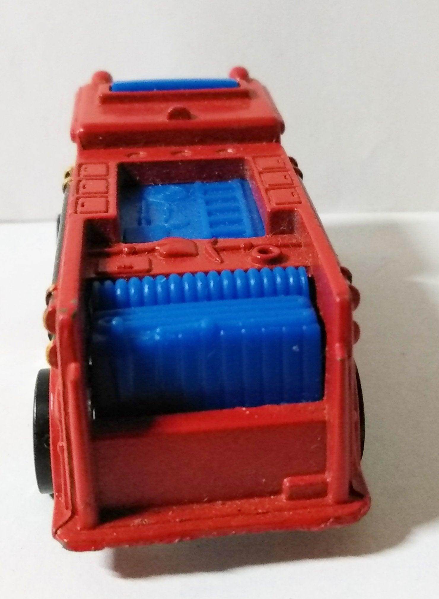 Hot Wheels 9640 Fire-Eater Fire Engine Truck Hong Kong 1977 bw - TulipStuff