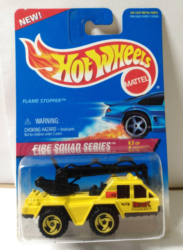 Hot Wheels Fire Squad Series Collector #426 Flame Stopper Fire Truck - TulipStuff