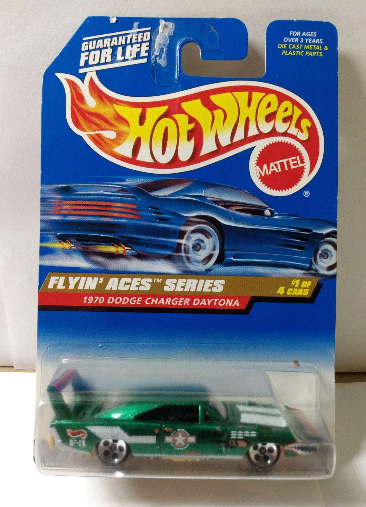 Hot Wheels Flyin' Aces Series 1970 Dodge Charger Daytona Collector 737 - TulipStuff