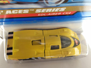 Hot Wheels Flyin' Aces Sol-Aire CX4 Racing Car Collector #739 1997 - TulipStuff
