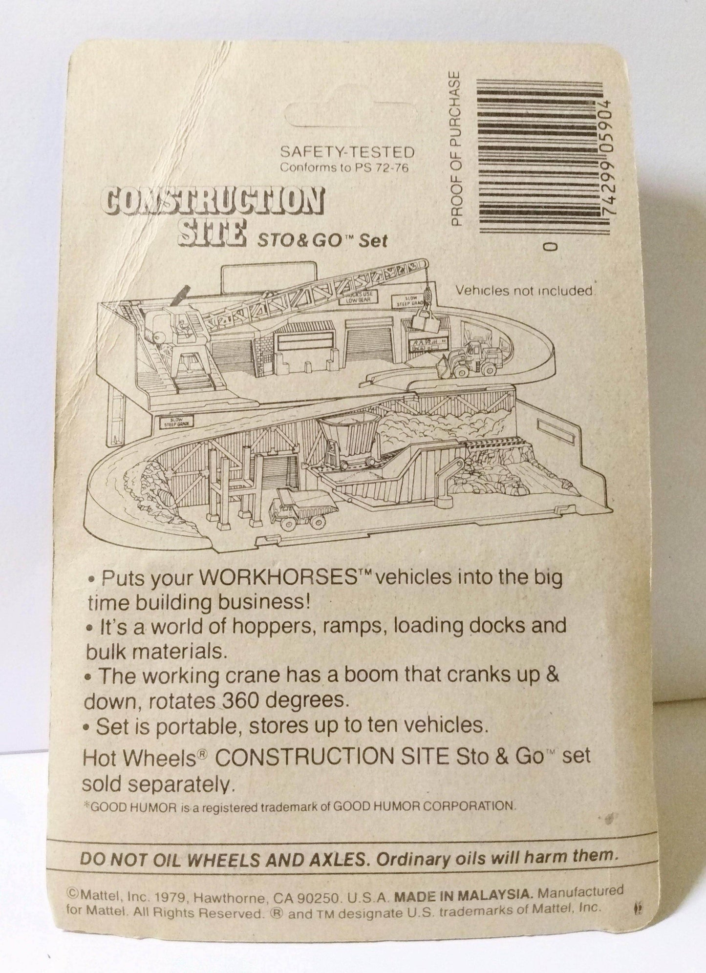 Hot Wheels 5904 Good Humor Ice Cream Truck Workhorses 1986 - TulipStuff