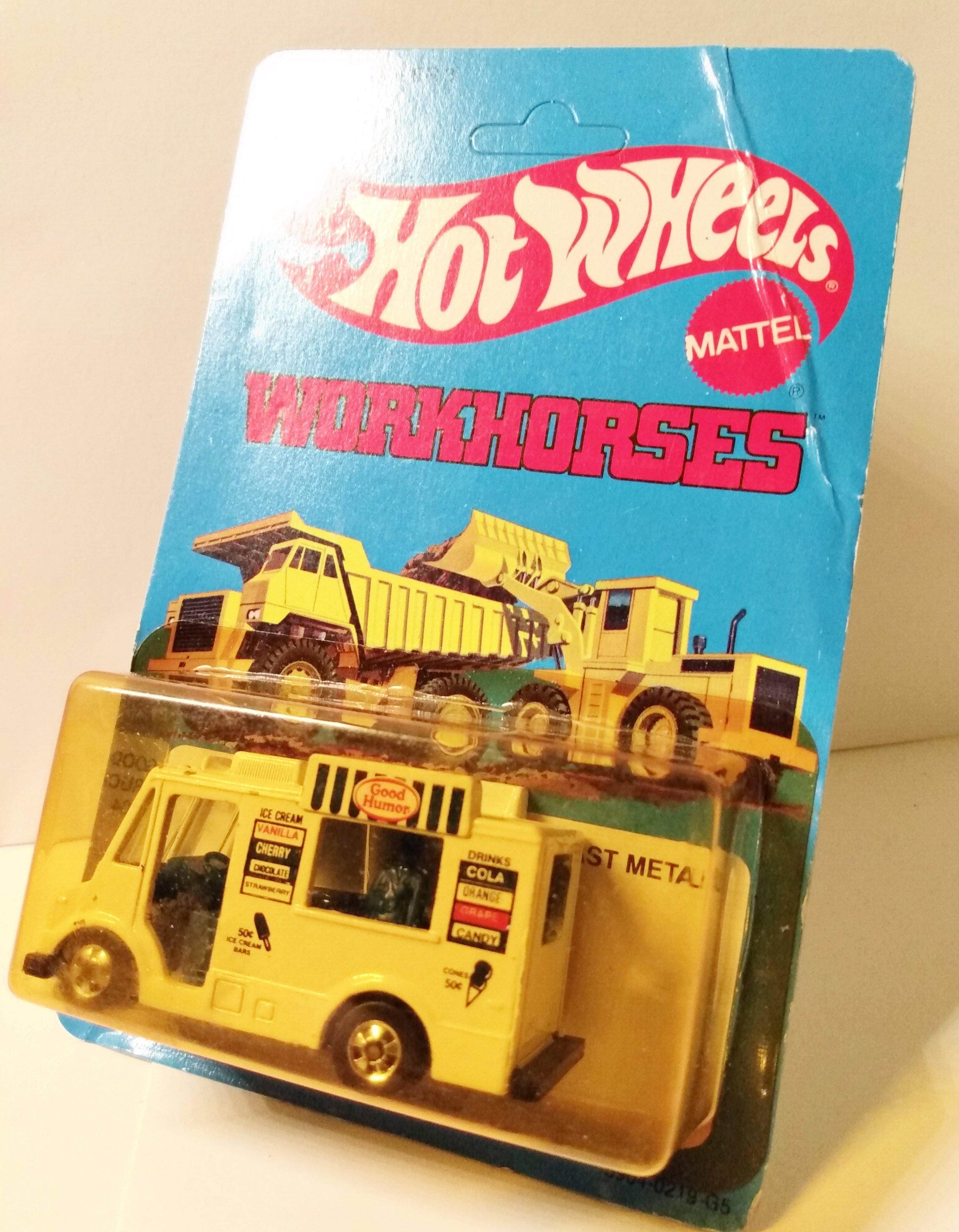 Hot Wheels 5904 Good Humor Ice Cream Truck Workhorses 1986 - TulipStuff