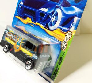 Hot Wheels Grave Rave Wagon Delivery Truck 2002 Collector #102 - TulipStuff