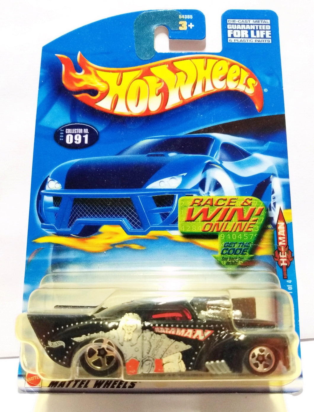 Hot Wheels He-Man Series '41 Willys Coupe 2002 Collector #091 - TulipStuff
