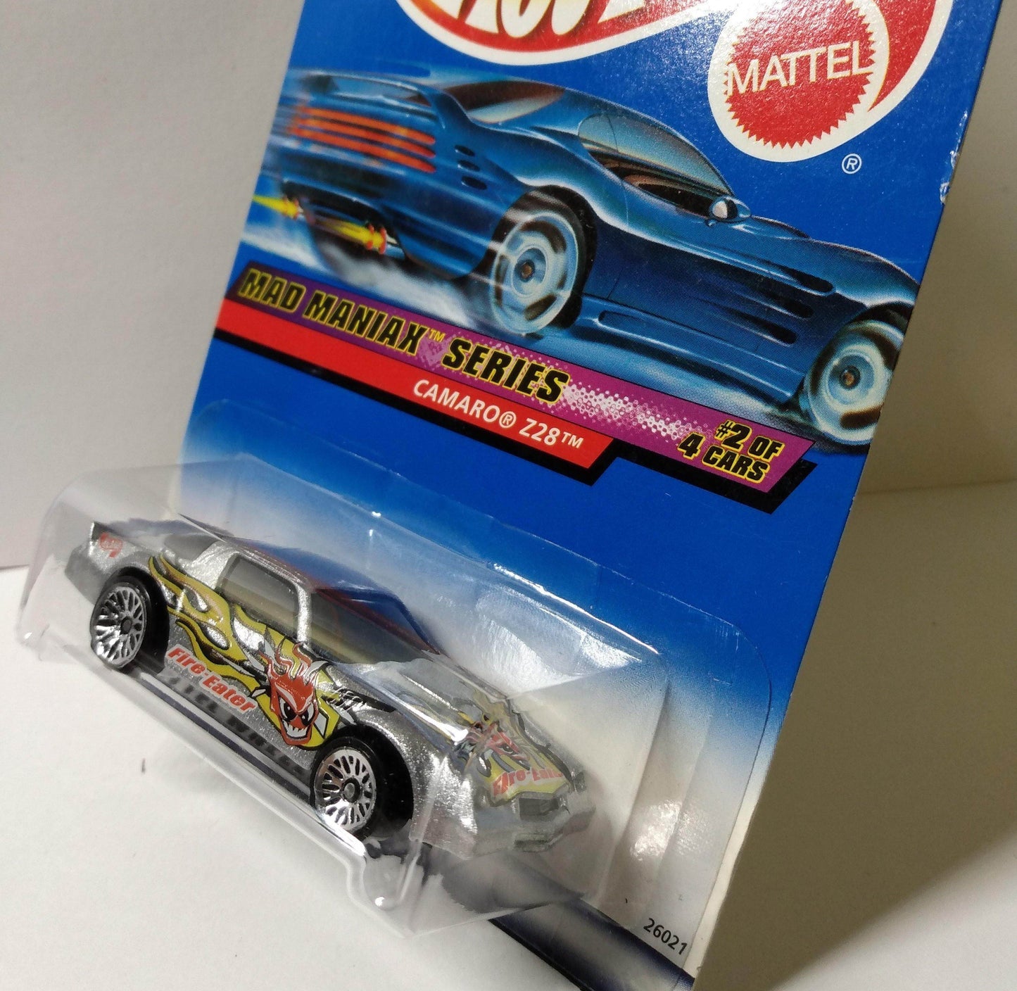 Hot Wheels Mad Maniax Chevrolet Camaro Z28 2000 Collector #018 - TulipStuff