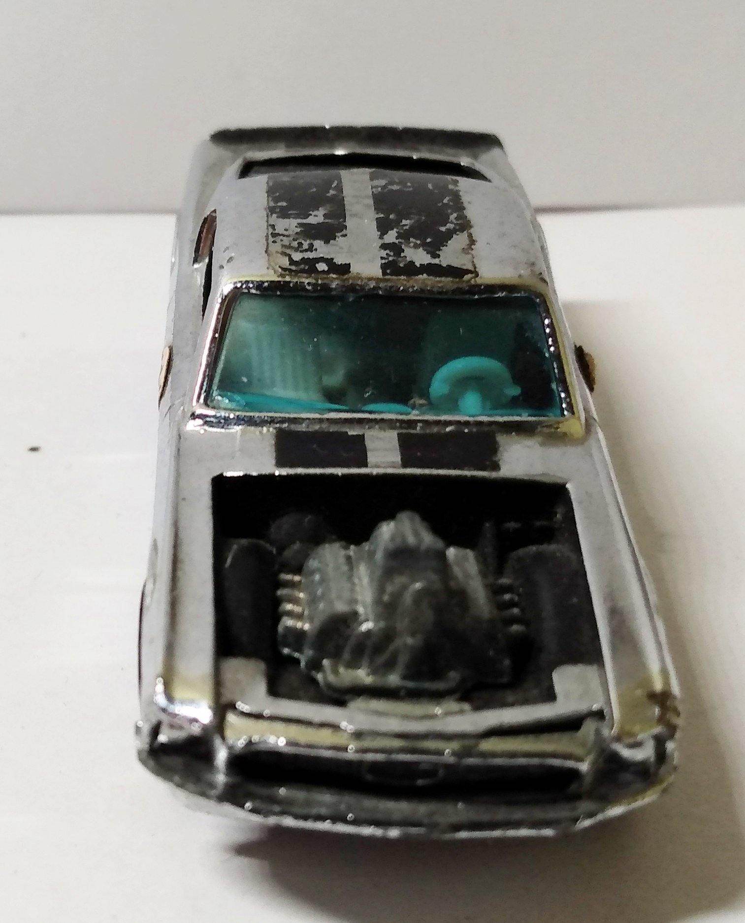 Hot Wheels Redline Club Car Chrome Ford Mustang Boss Hoss 302 1970 - TulipStuff