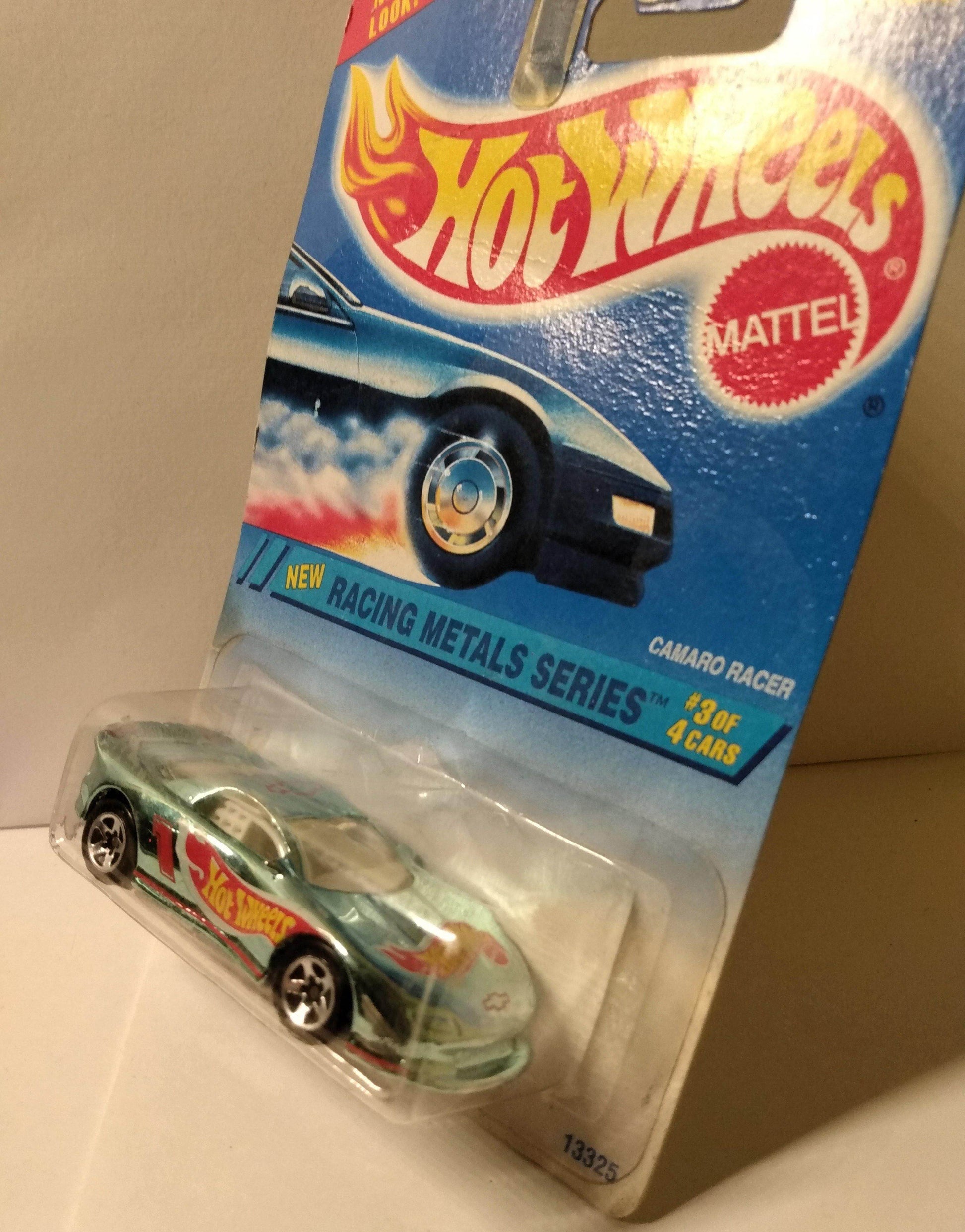 Hot Wheels Racing Metals Camaro Racer Collector #338 1994 - TulipStuff