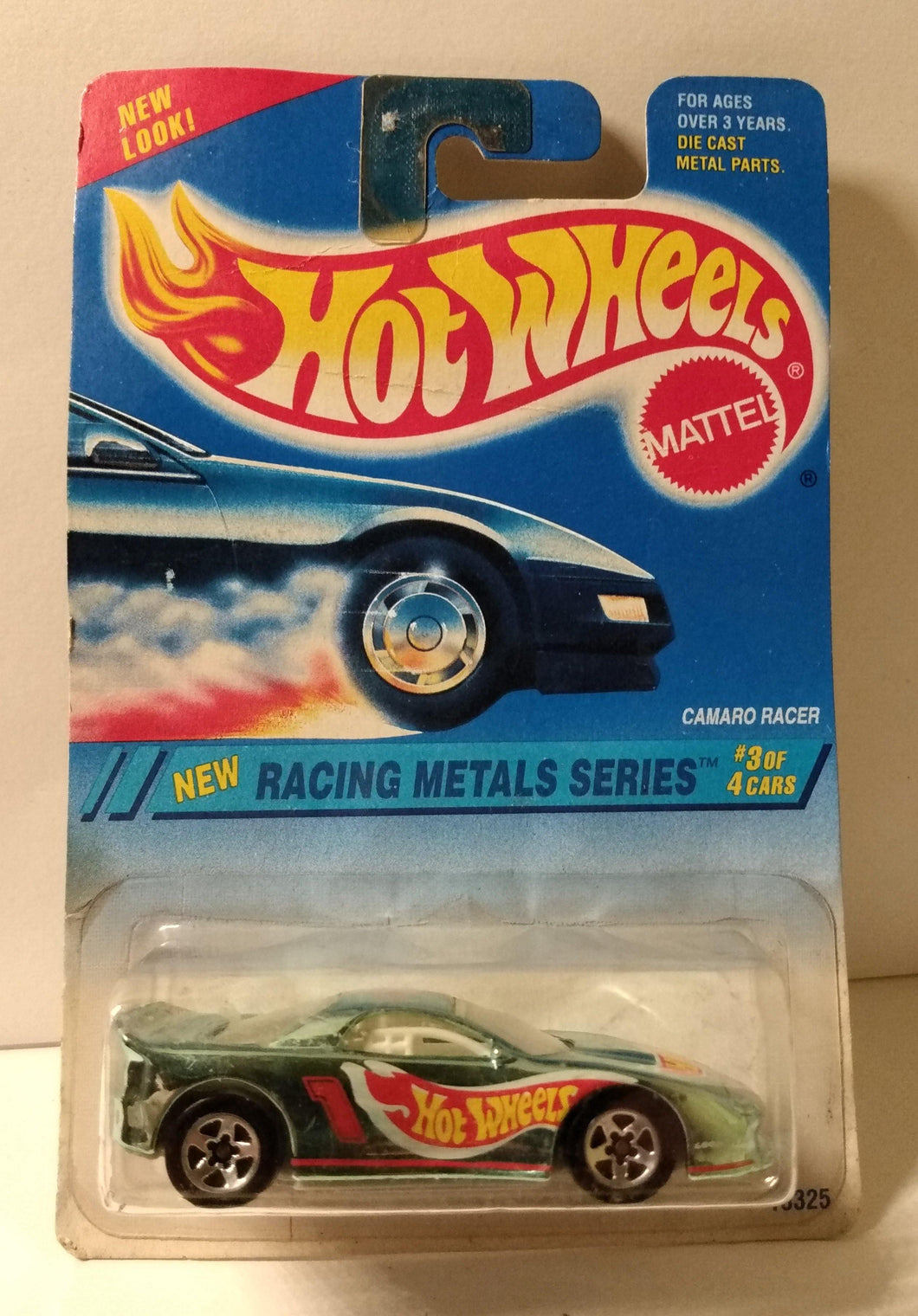 Hot Wheels Racing Metals Camaro Racer Collector #338 1994 - TulipStuff