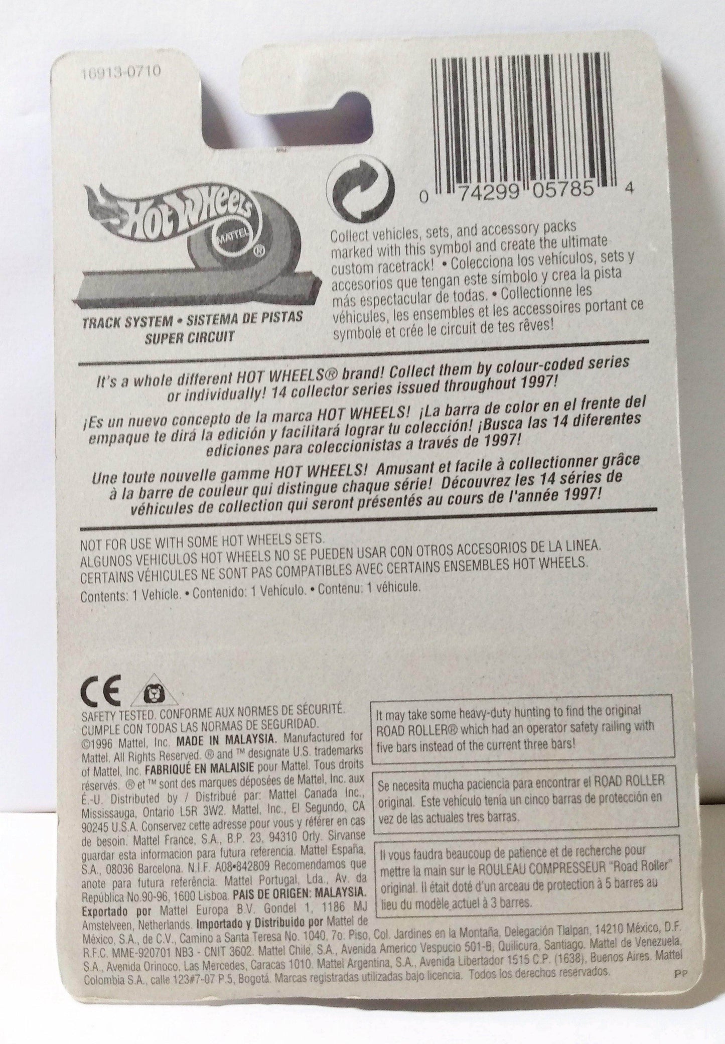 Hot Wheels Heat Fleet Ramblin Wrecker Tow Truck International Card - TulipStuff