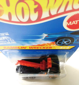 Hot Wheels Heat Fleet Ramblin Wrecker Tow Truck International Card - TulipStuff