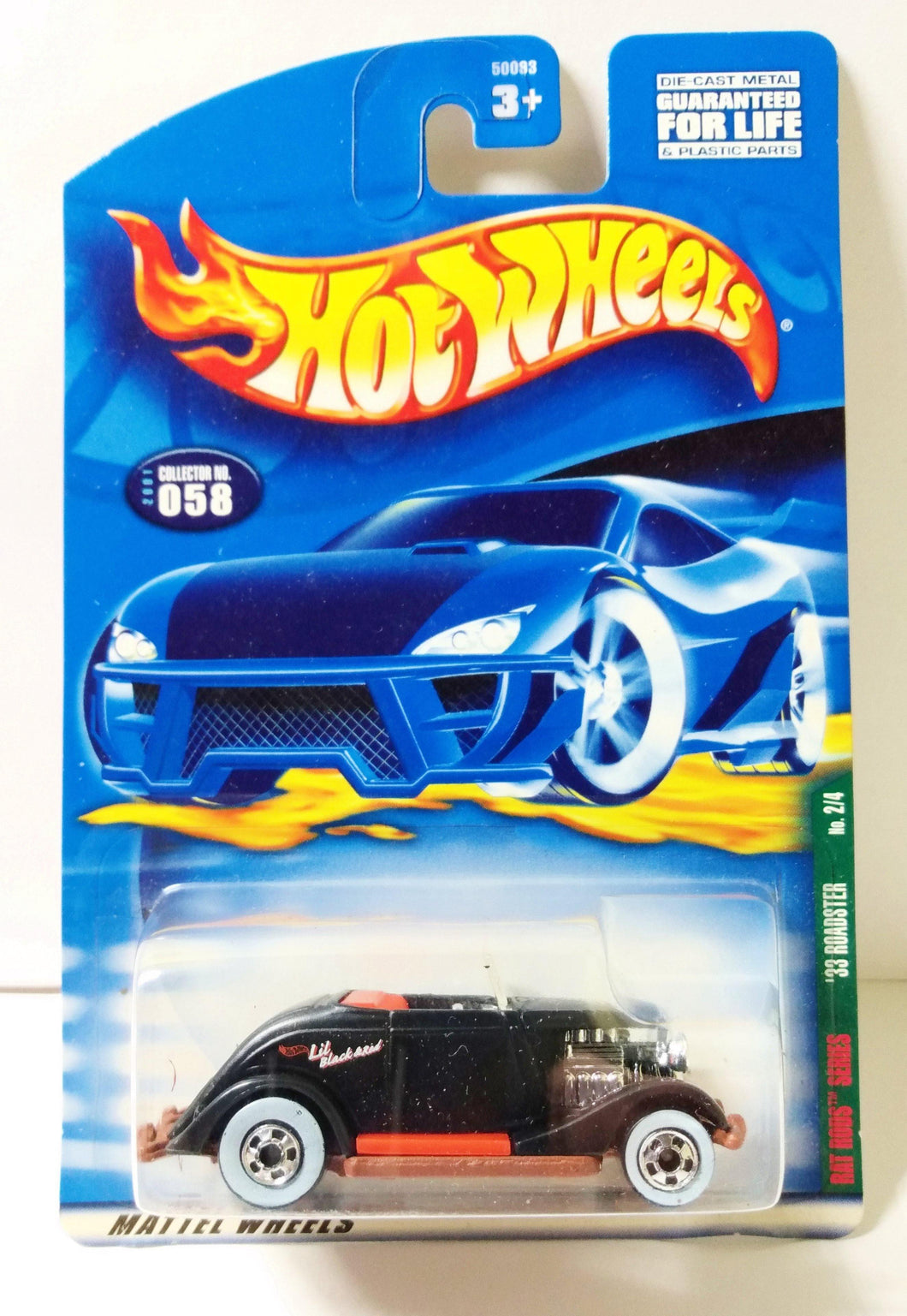 Hot Wheels Rat Rods '33 Ford Roadster Convertible Collector 2001 #058 - TulipStuff