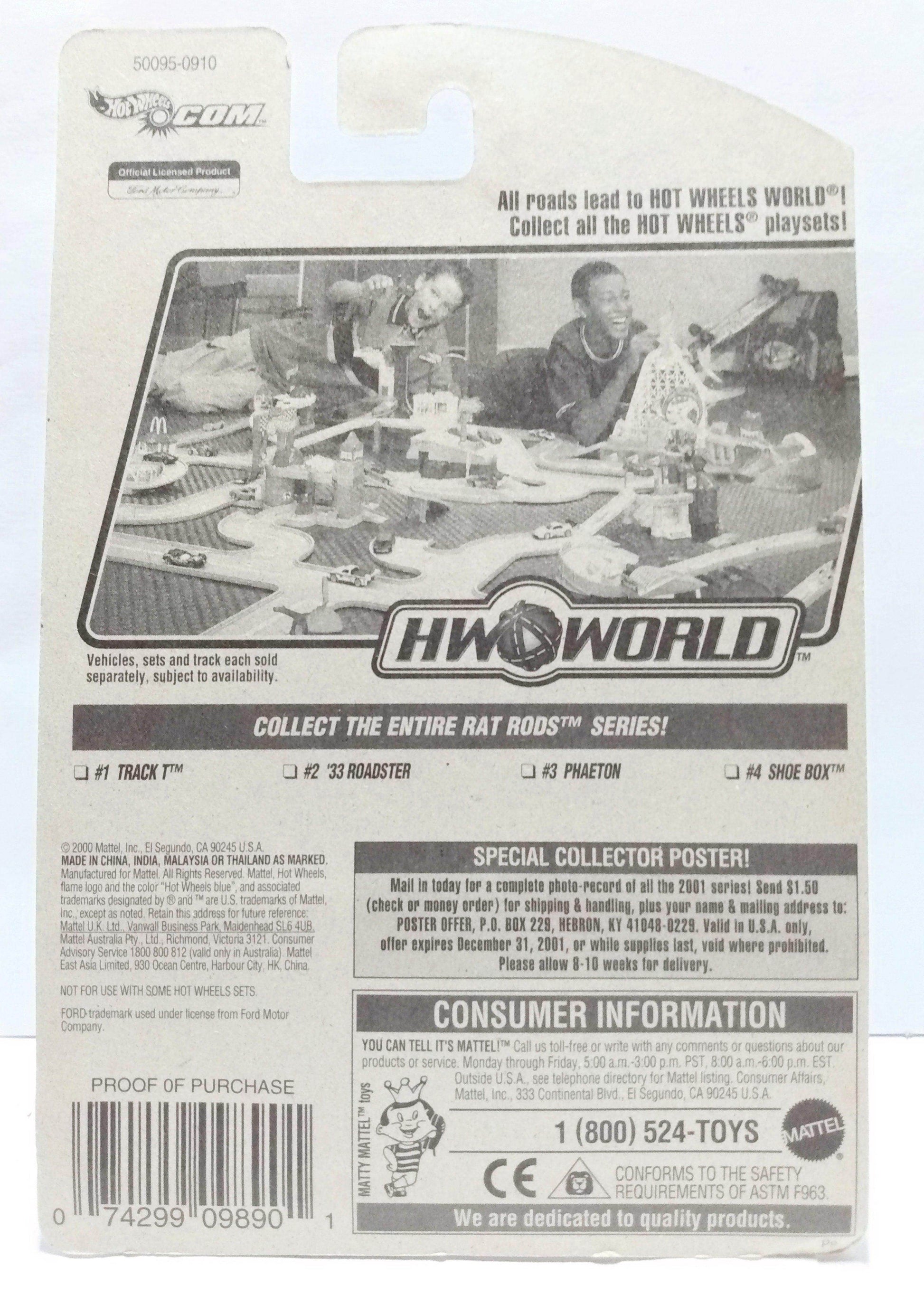 Hot Wheels Rat Rods Shoe Box '49 Ford 2001 Collector #060 - TulipStuff