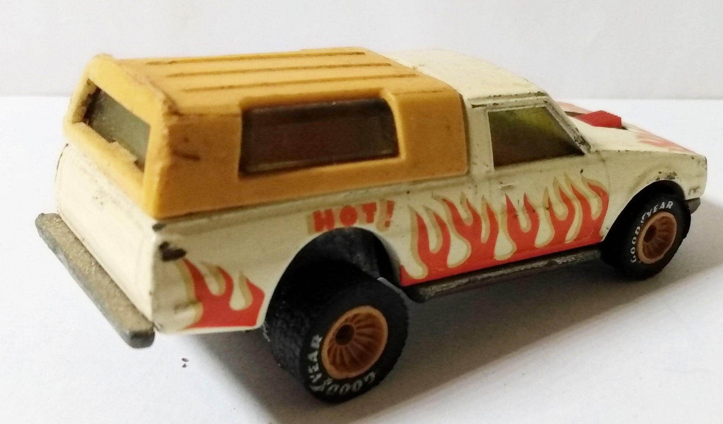 Hot Wheels 9540 Real Riders Dodge D-50 Pickup Truck 1985 White - TulipStuff