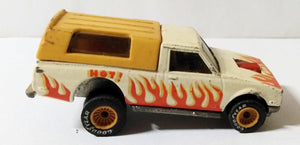 Hot Wheels 9540 Real Riders Dodge D-50 Pickup Truck 1985 White - TulipStuff