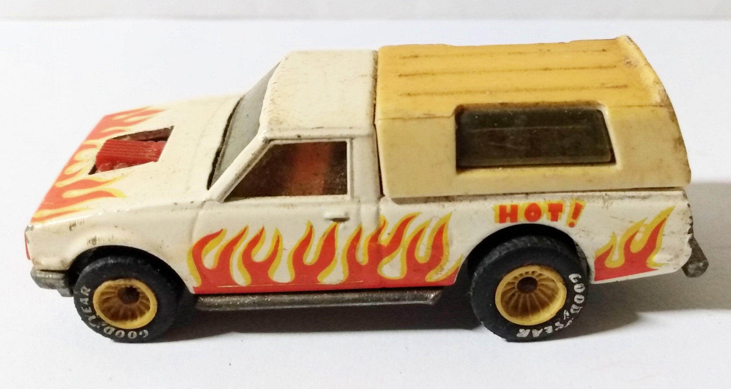 Hot Wheels 9540 Real Riders Dodge D-50 Pickup Truck 1985 White - TulipStuff