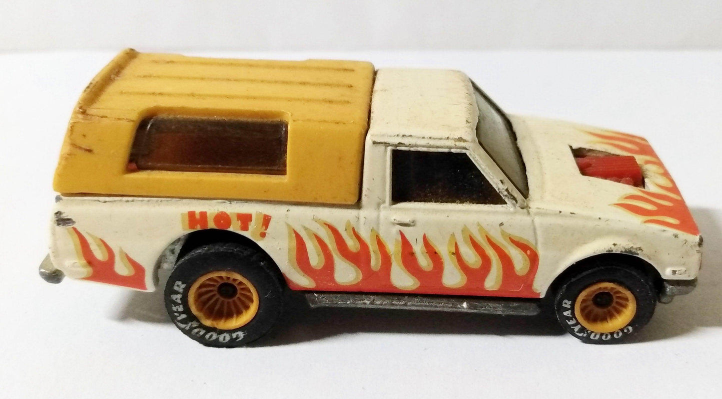 Hot Wheels 9540 Real Riders Dodge D-50 Pickup Truck 1985 White - TulipStuff