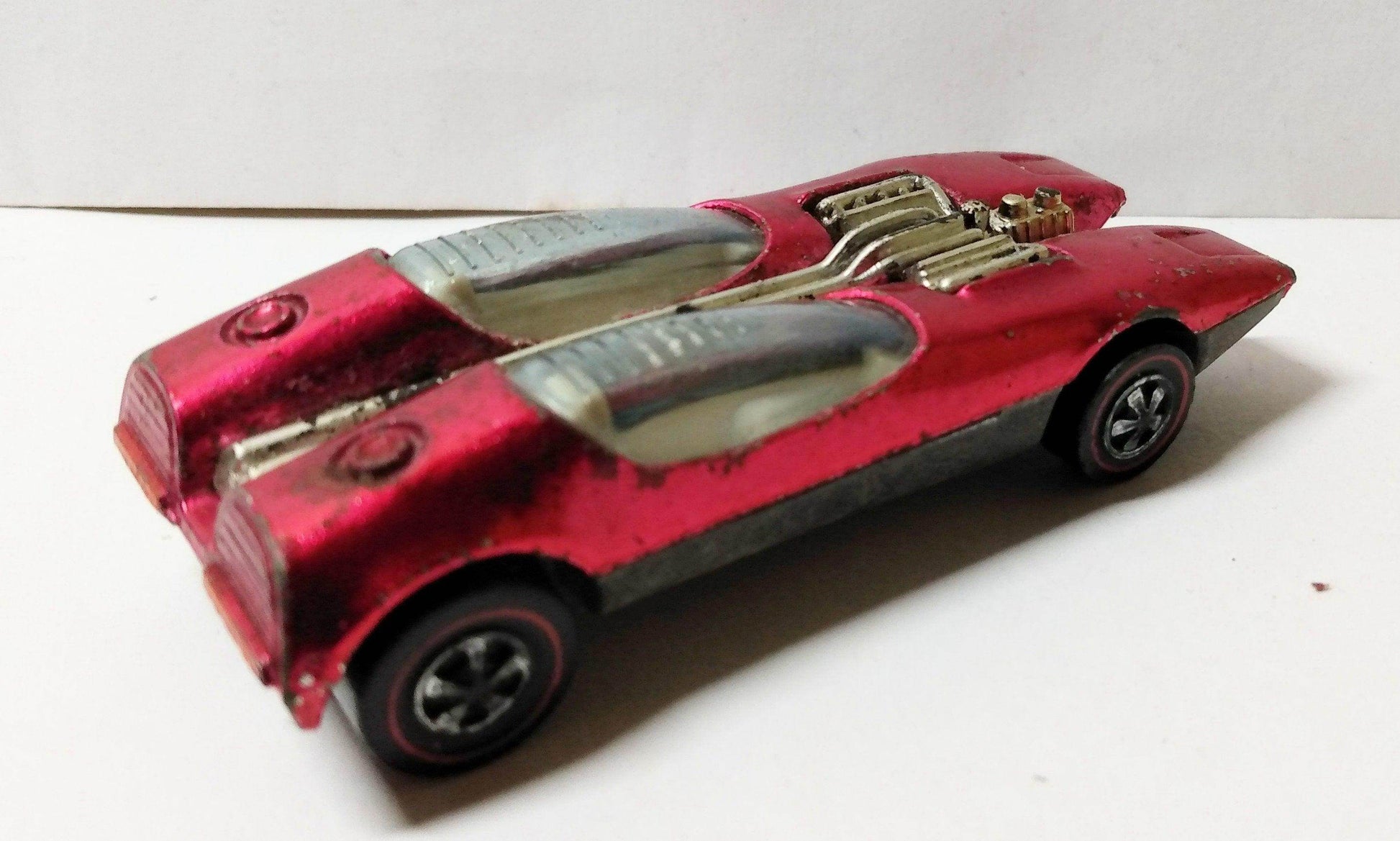 Hot Wheels Redline 6261 Splittin' Image USA 1969 red - TulipStuff