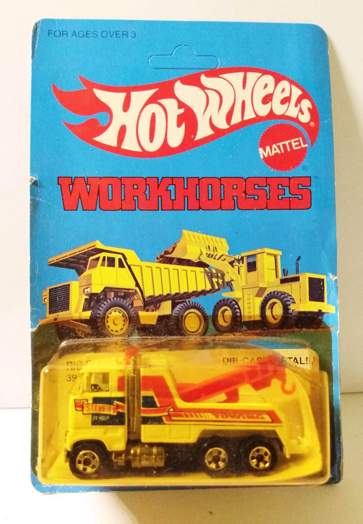 Hot Wheels 3916 Rig Wrecker Tow Truck Workhorses 1983 - TulipStuff