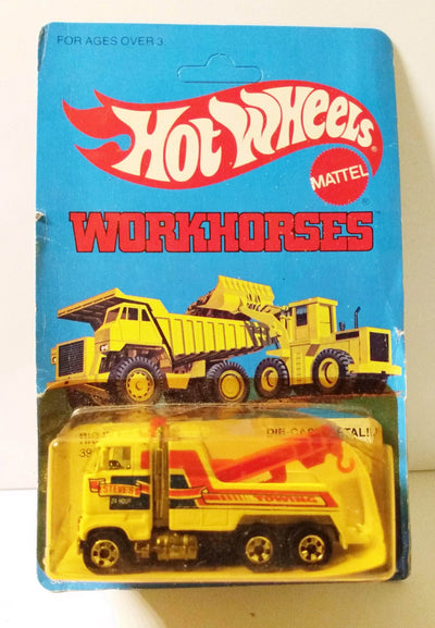 Hot Wheels 3916 Rig Wrecker Tow Truck Workhorses 1983 - TulipStuff