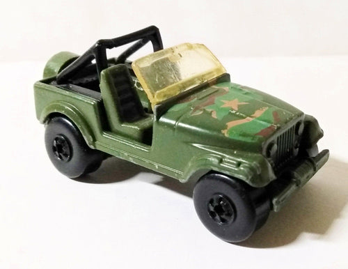 Hot Wheels 9375 Roll Patrol Jeep CJ-7 Army 1985 - TulipStuff