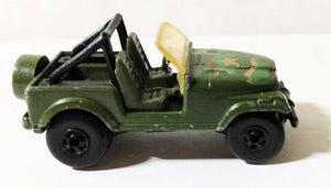 Hot Wheels 9375 Roll Patrol Jeep CJ-7 Army 1985 - TulipStuff