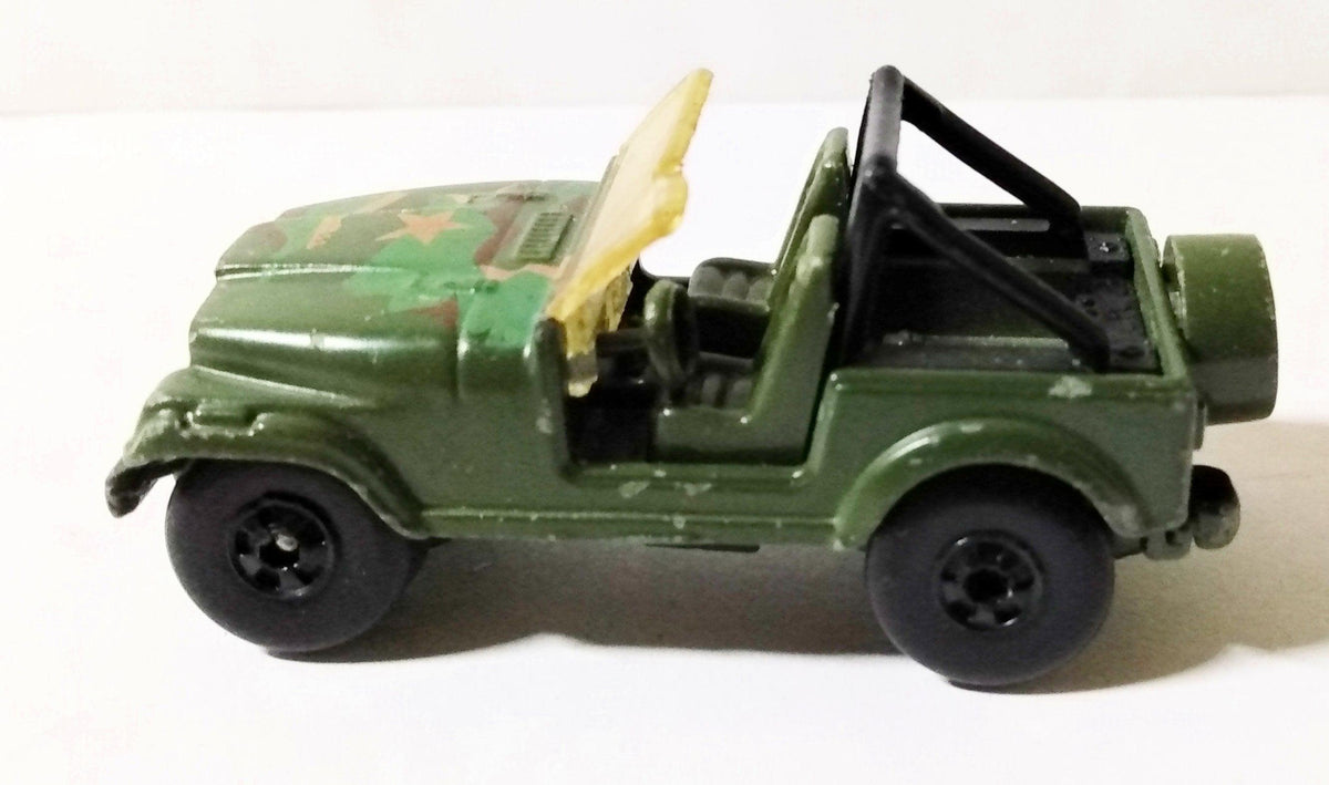 Hot Wheels 9375 Roll Patrol Jeep CJ-7 Army 1985 – TulipStuff