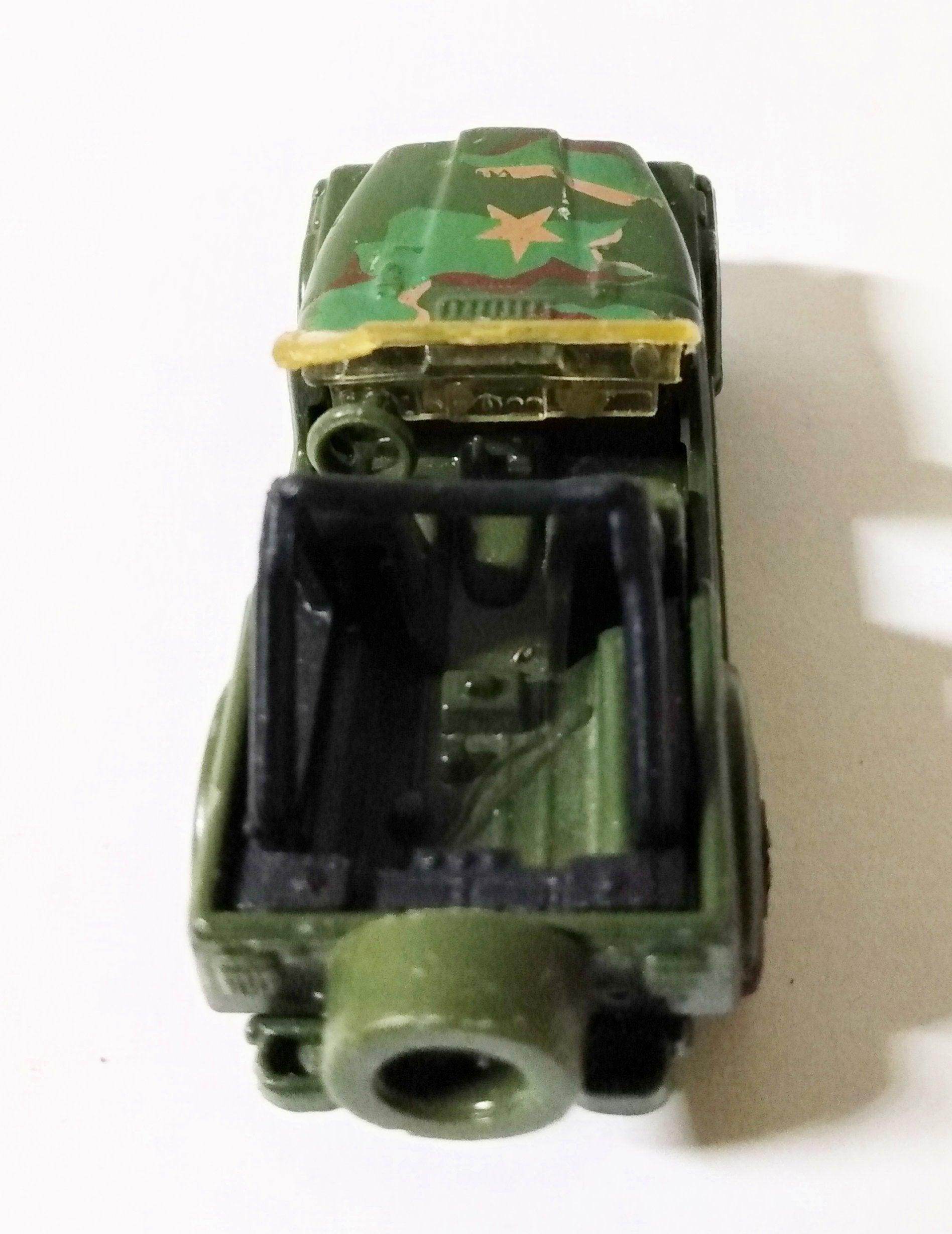 Hot Wheels 9375 Roll Patrol Jeep CJ-7 Army 1985 - TulipStuff