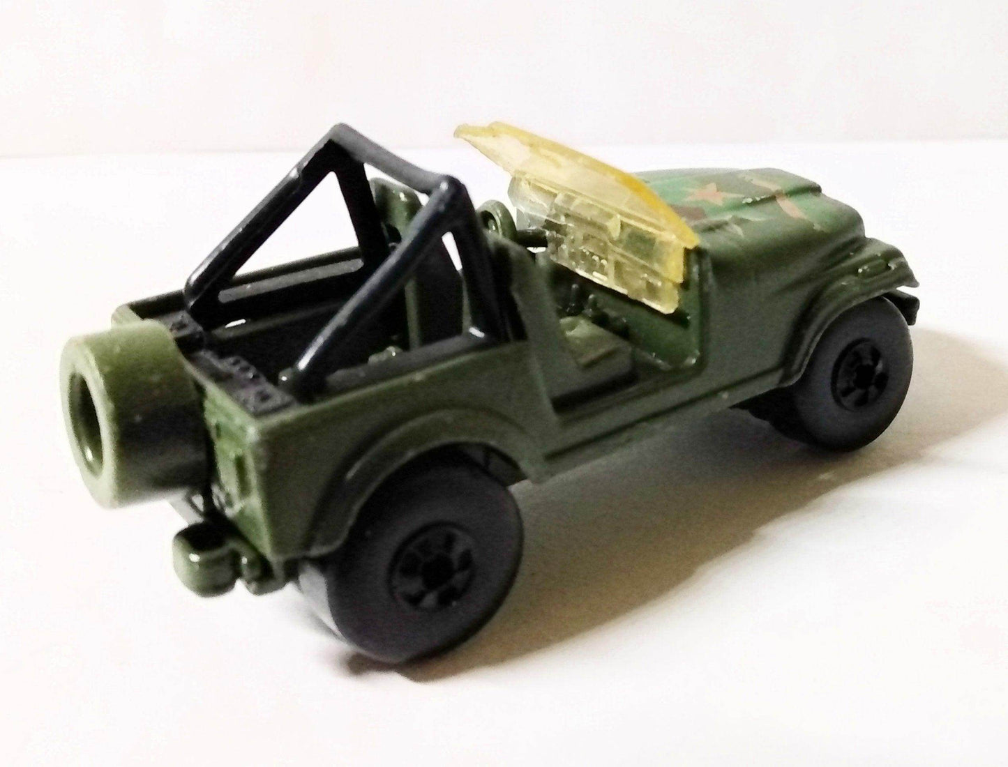 Hot Wheels 9375 Roll Patrol Jeep CJ-7 Army 1985 - TulipStuff