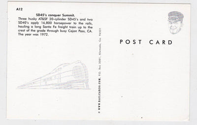 AT&SF Santa Fe EMD SD45 and SD40 Locomotives and Freight Train Cajon Pass - TulipStuff