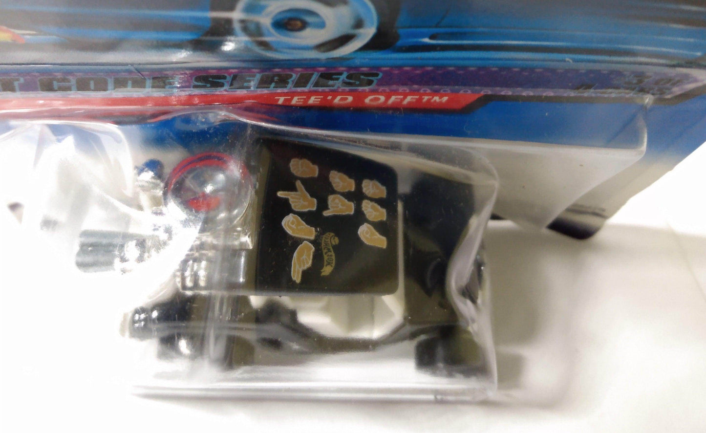 Hot Wheels Secret Code Tee'd Off Golf Cart Collector 2000 #047 - TulipStuff