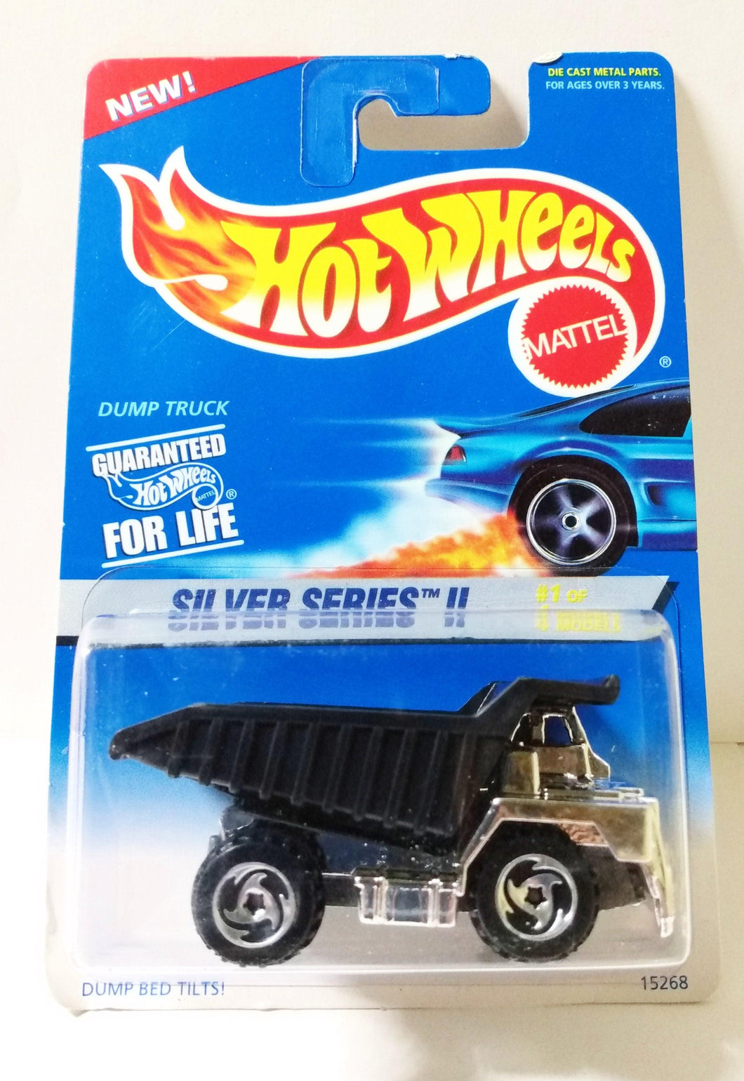 Hot Wheels Silver Series II Collector #420 Dump Truck 1995 - TulipStuff